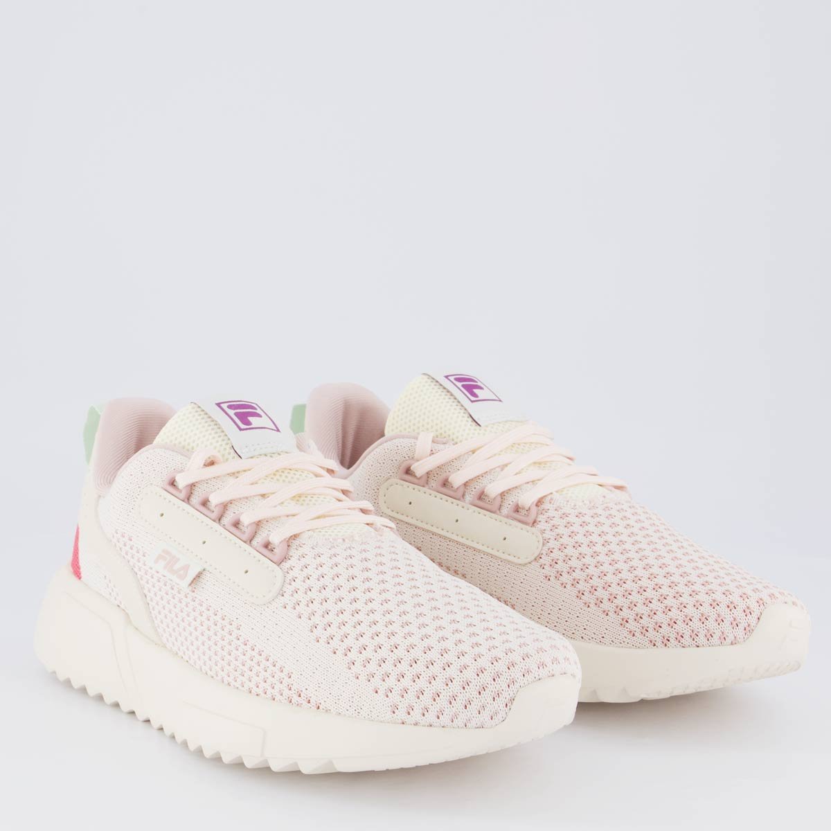 Tênis Fila Freestyle II Feminino Bege e Rosa Bege/Rosa 2