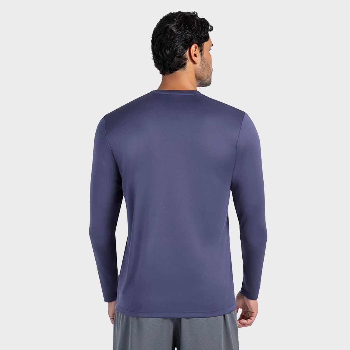 Camiseta Olympikus Essential Manga Longa Marinho Marinho 2