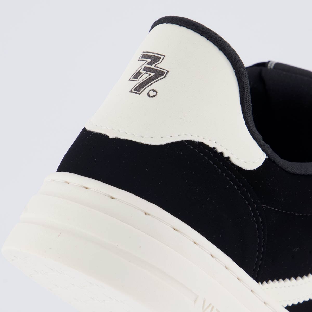 Tênis Via Marte V281 Feminino Preto Preto/Branco 6