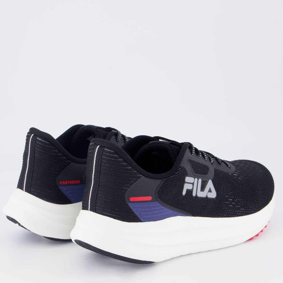 Tênis Fila Fastness Preto e Vermelho Preto 3