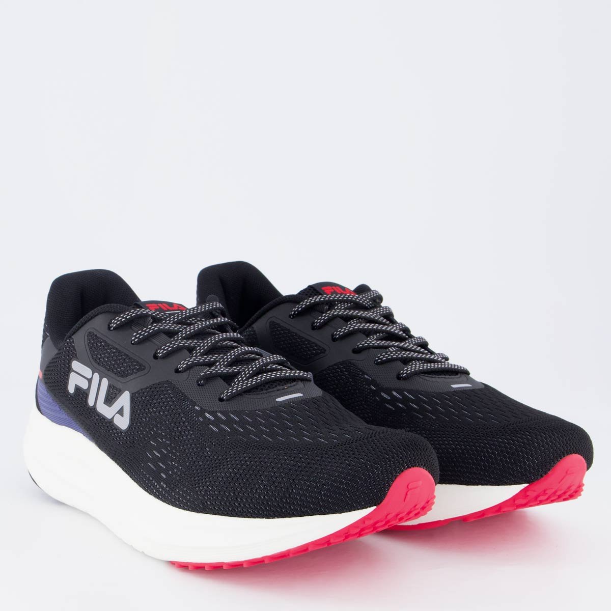 Tênis Fila Fastness Preto e Vermelho Preto 2