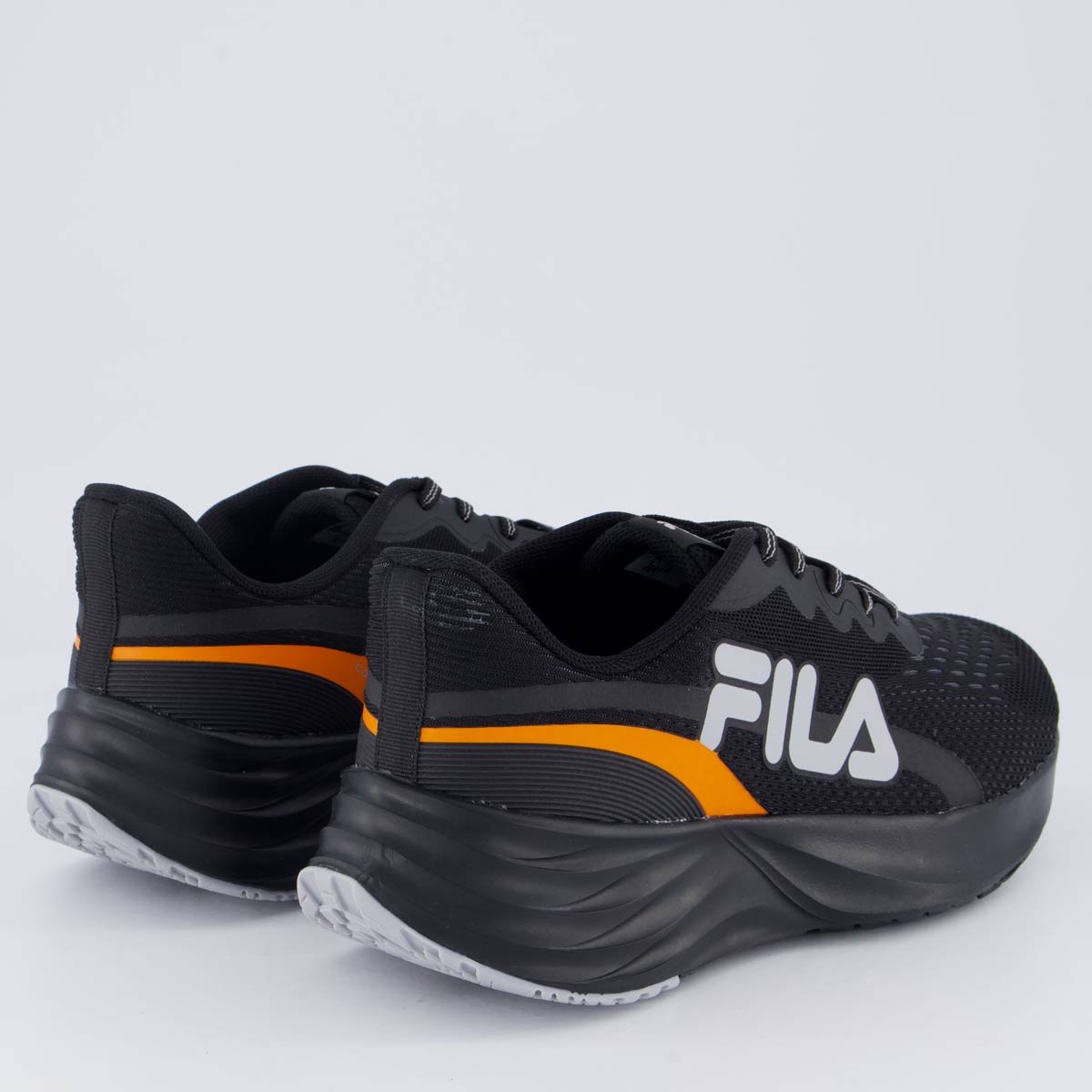 Tênis Fila Comet 2 Preto e Laranja Preto 3