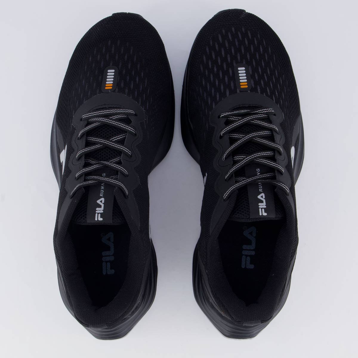 Tênis Fila Comet 2 Preto e Laranja Preto 4