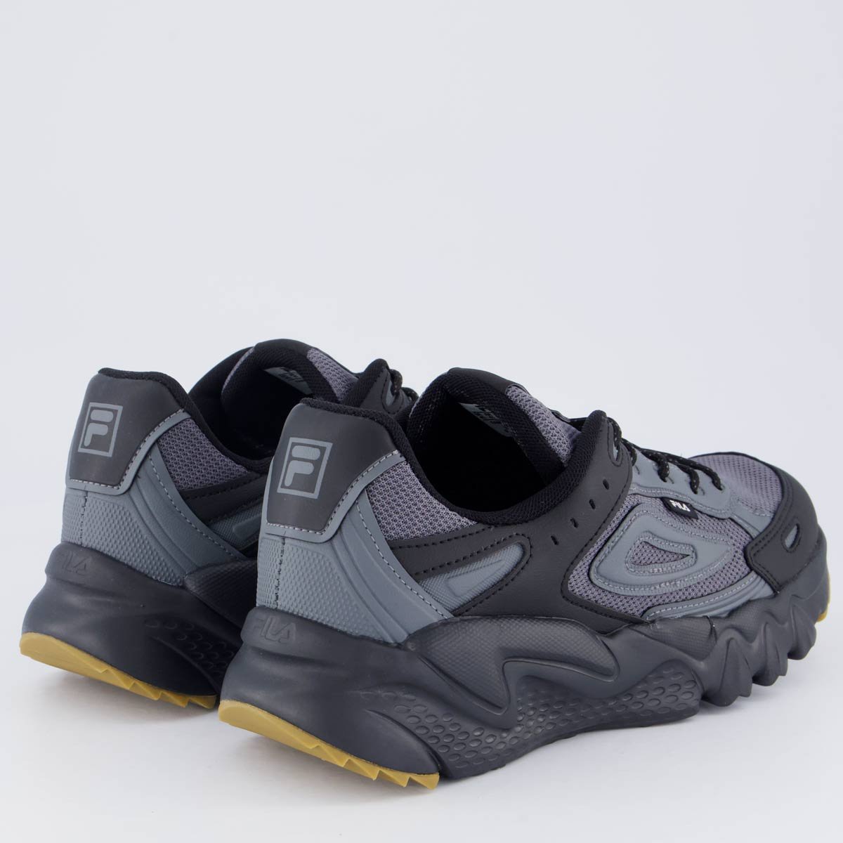 Tênis Fila Venture Tracer 2 Preto e Cinza Preto/Cinza 3