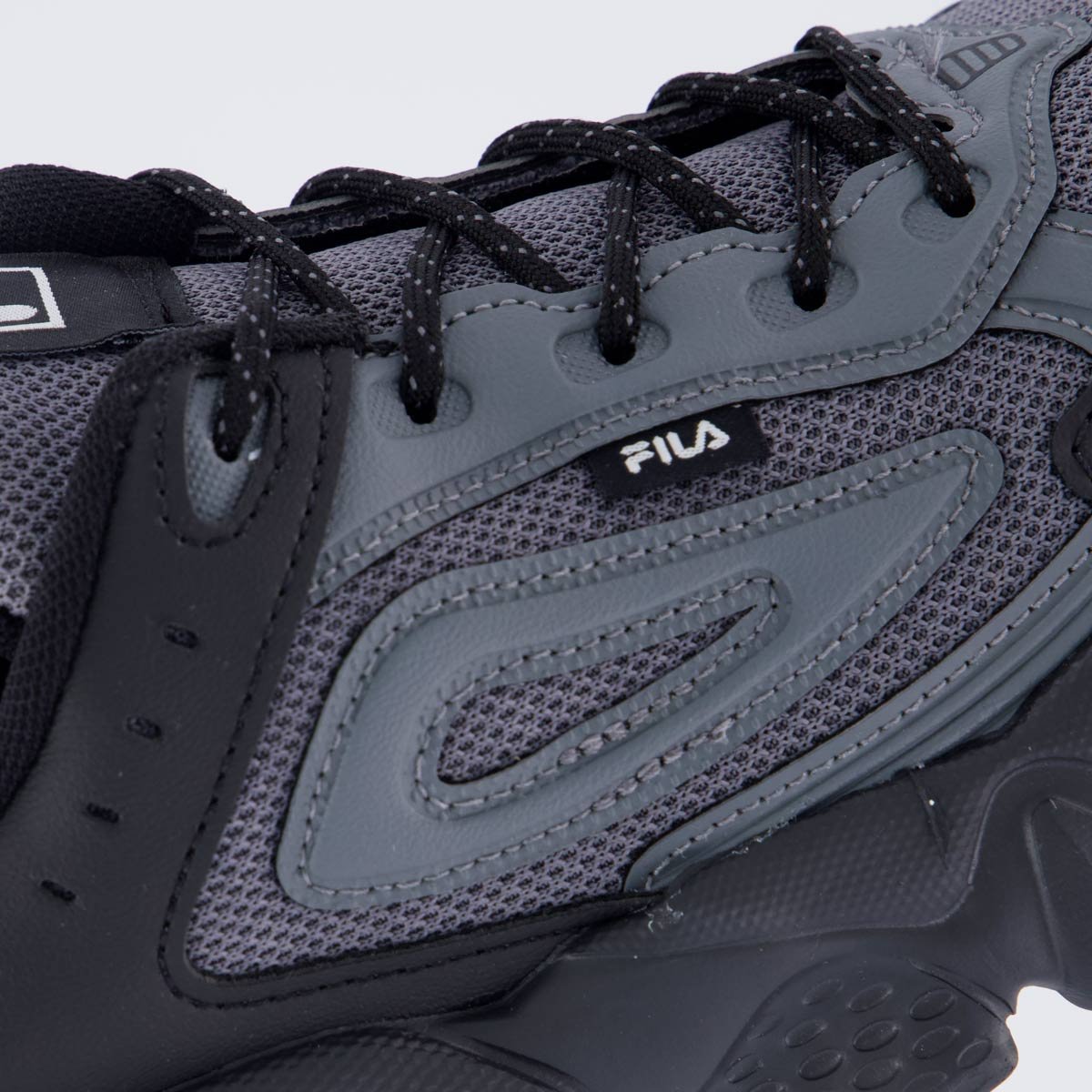 Tênis Fila Venture Tracer 2 Preto e Cinza Preto/Cinza 7