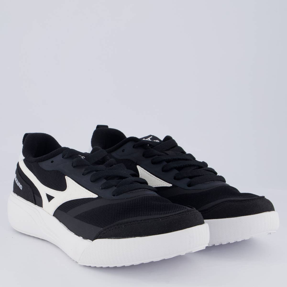 Tênis Mizuno Edo Cross Preto e Branco Preto/Branco 2