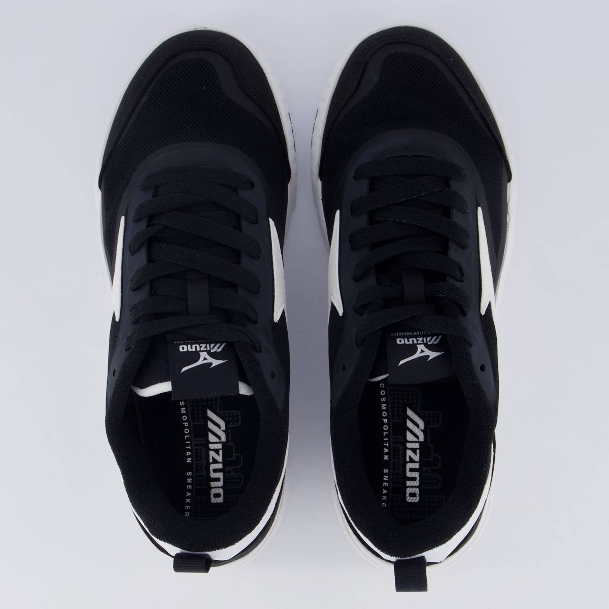 Tênis Mizuno Edo Cross Preto e Branco Preto/Branco 4