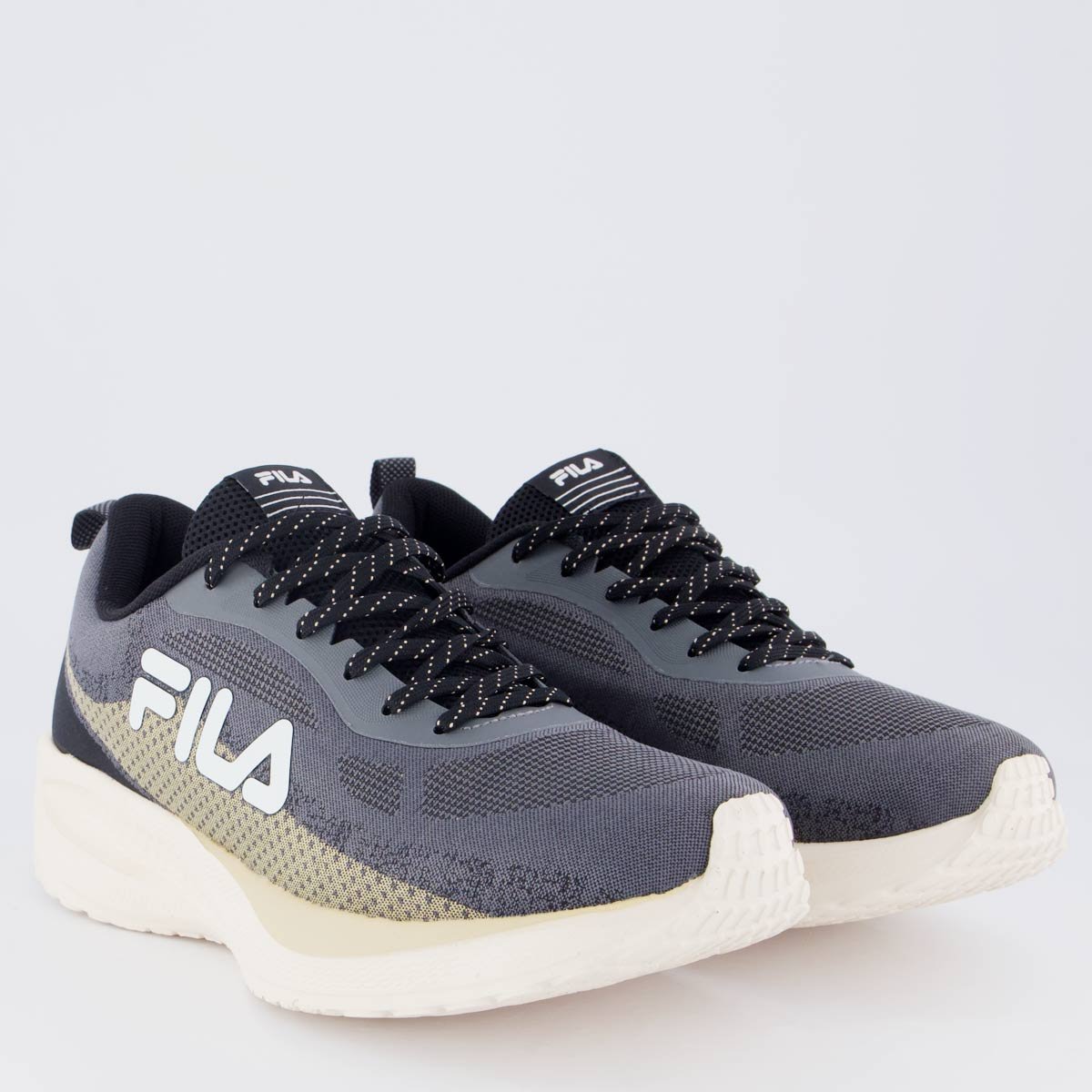 Tênis Fila Effecto 2 Cinza e Preto Cinza/Bege 2