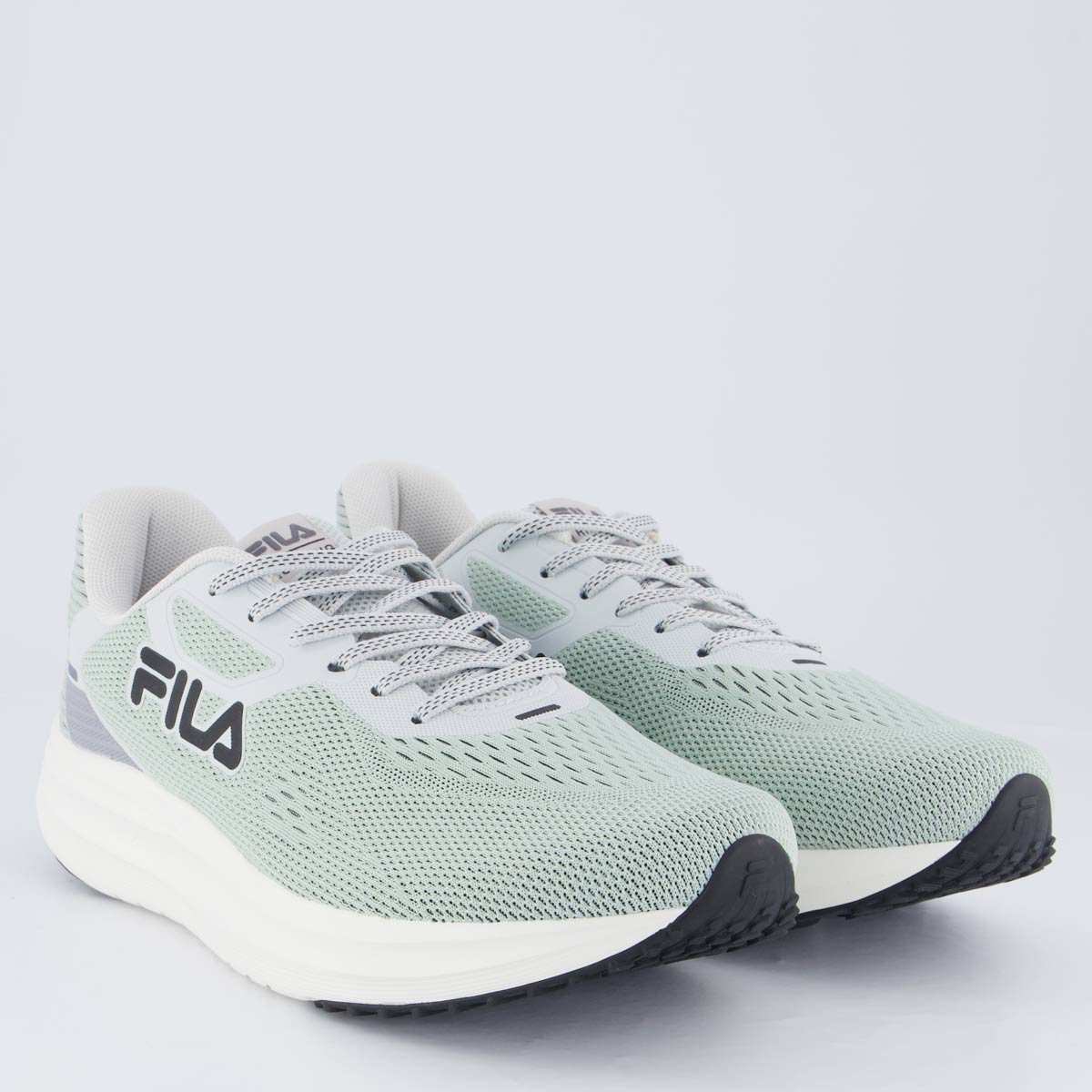 Tênis Fila Fastness Cinza e Preto Verde 2