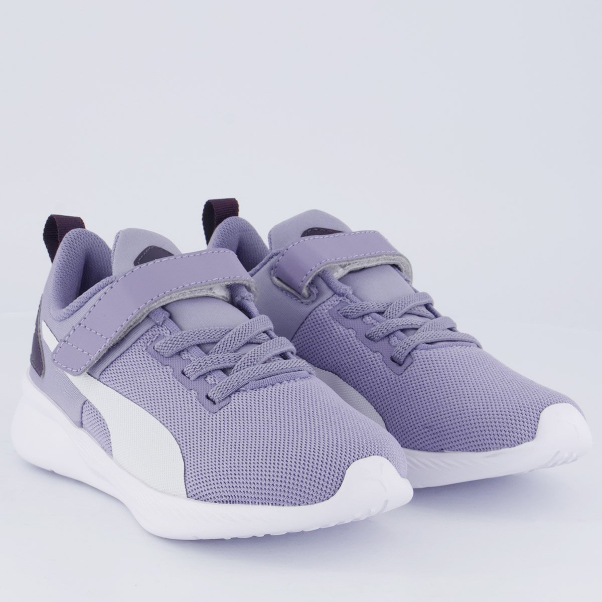 Tênis Puma Flyer Runner Mesh Juvenil Lilás e Branco Lilás/Branco 2