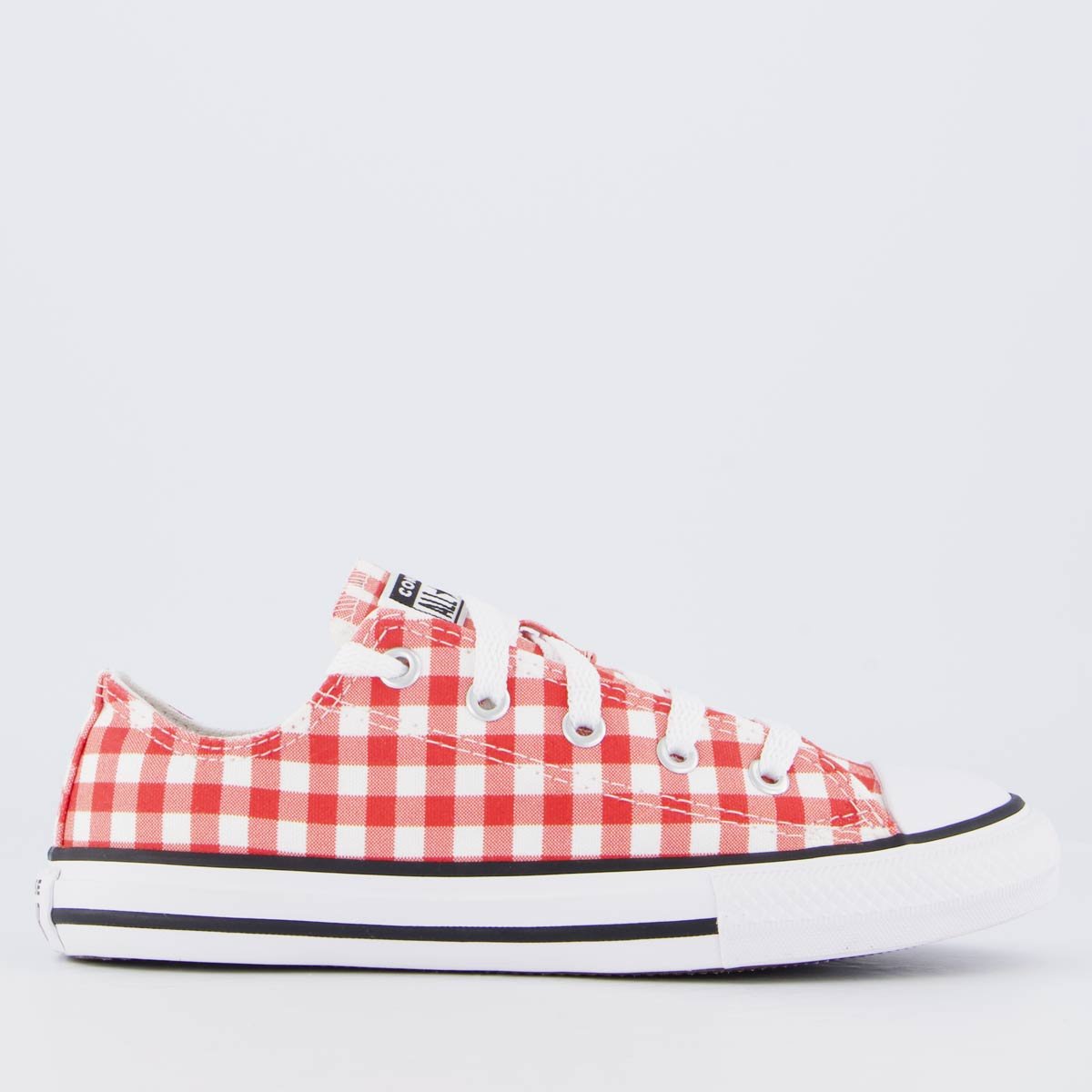 Tênis Converse All Star CT Juvenil Vermelho e Branco