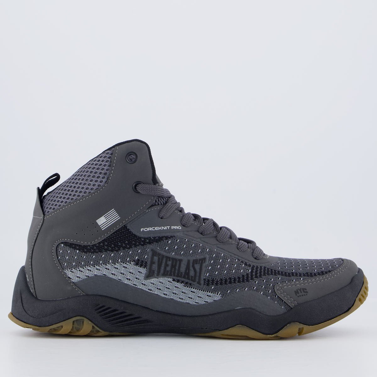 Tênis Everlast Forceknit Pro Cinza e Preto Cinza/Preto 1