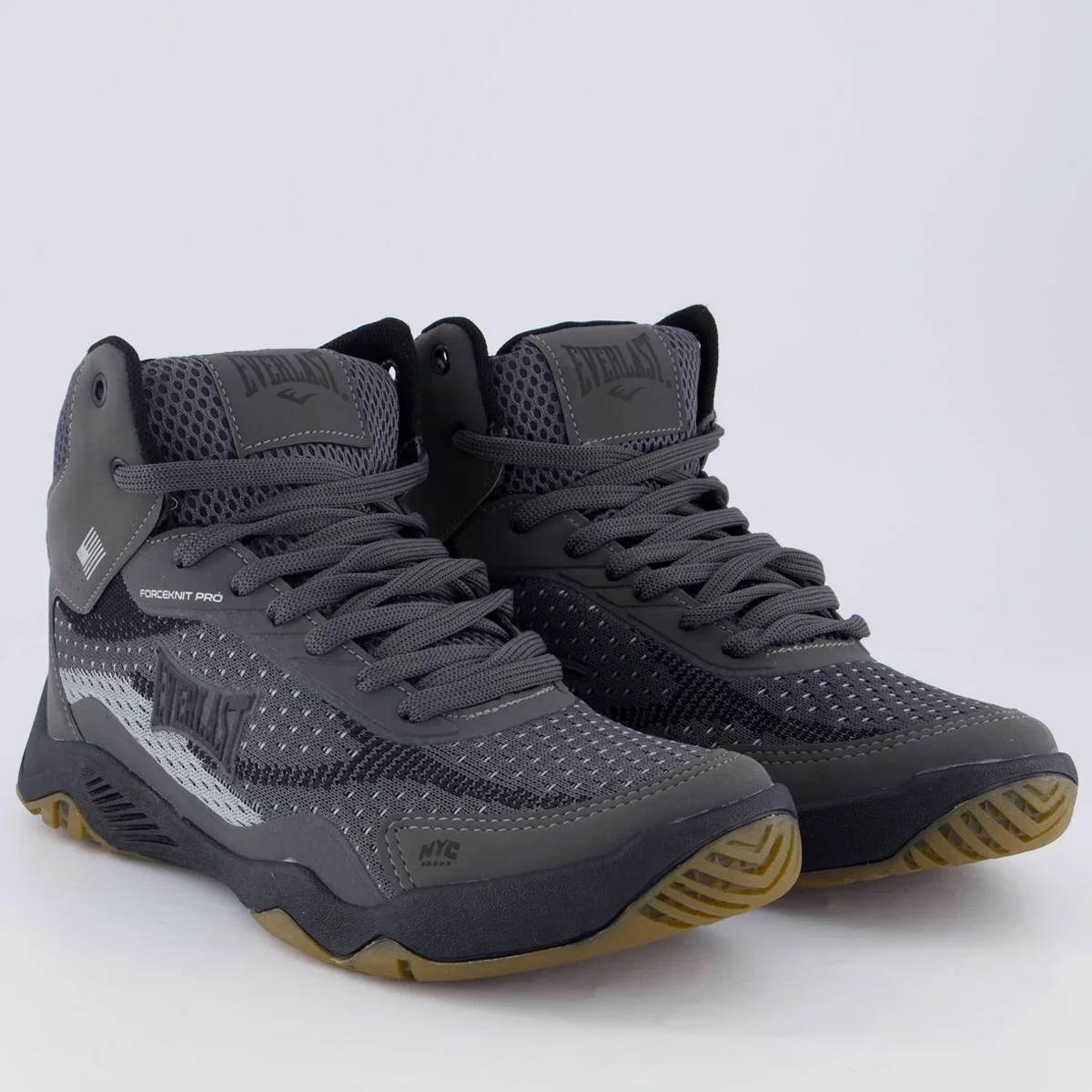 Tênis Everlast Forceknit Pro Cinza e Preto Cinza/Preto 2