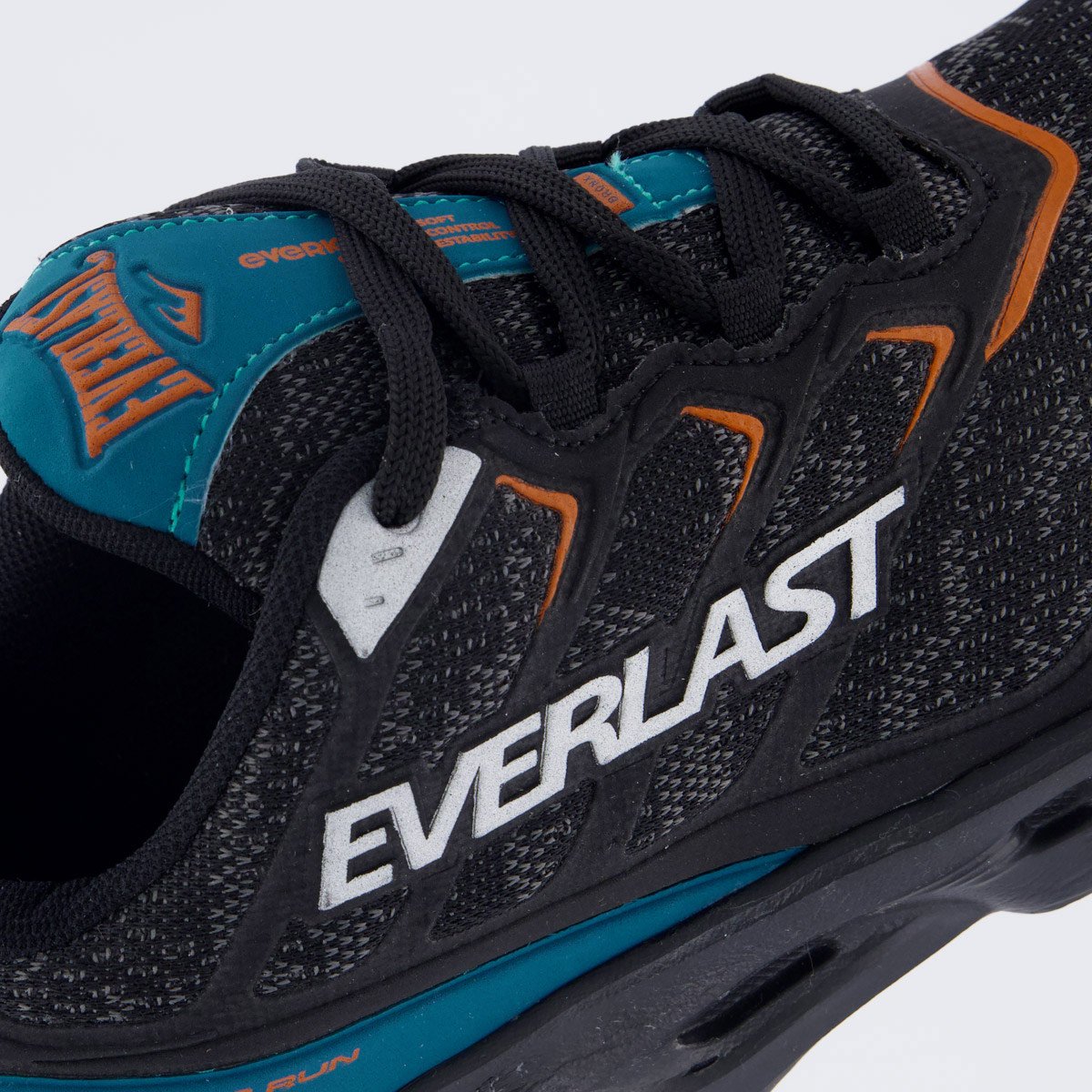 Tênis Everlast Climber Run Preto e Laranja Preto 7