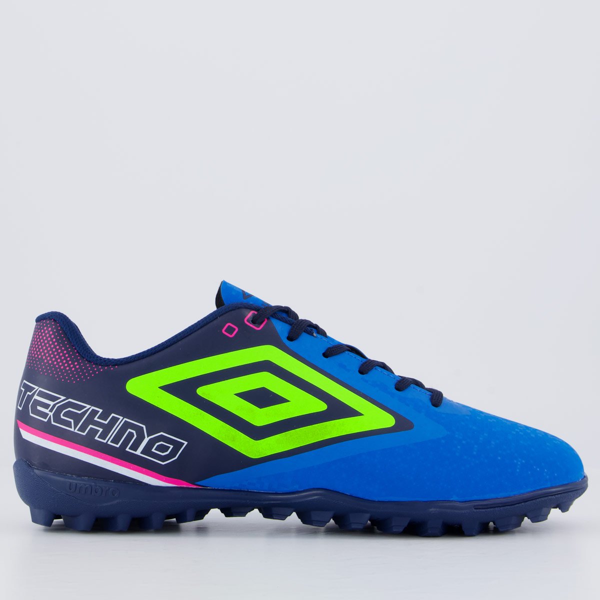 Chuteira Umbro Techno II Society Marinho e Verde