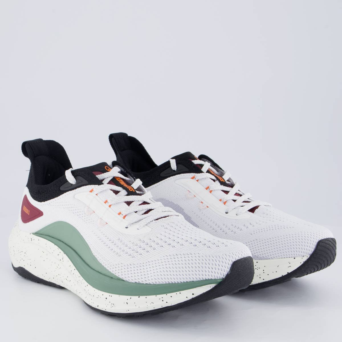 Tênis Olympikus Reverso 3 Branco Branco/Verde 2