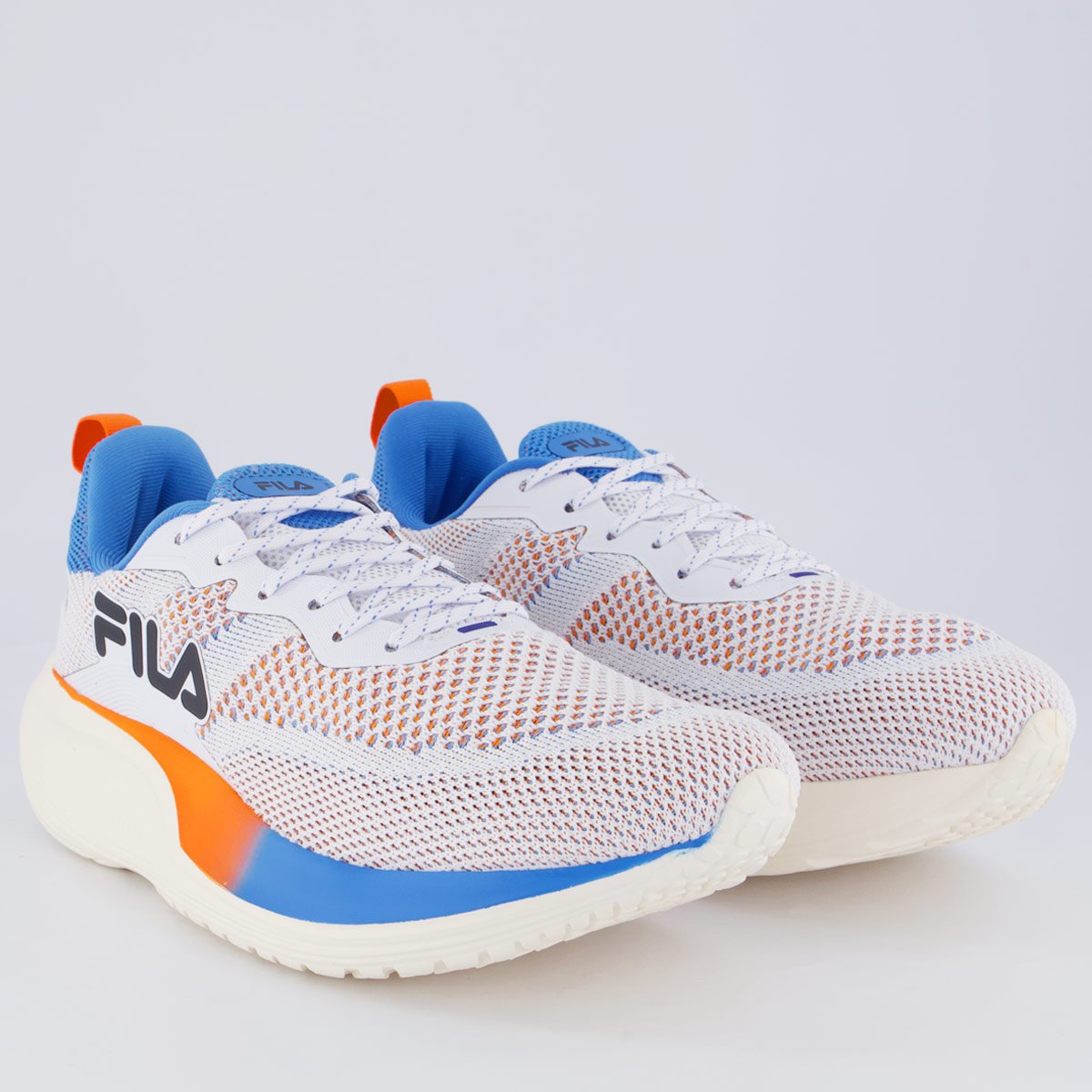 Tênis Fila Speed Lite Branco e Azul Branco/Laranja/Azul 2