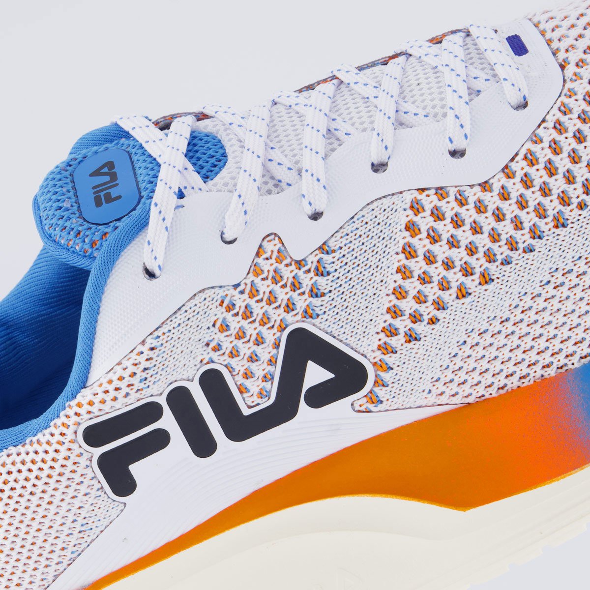 Tênis Fila Speed Lite Branco e Azul Branco/Laranja/Azul 7