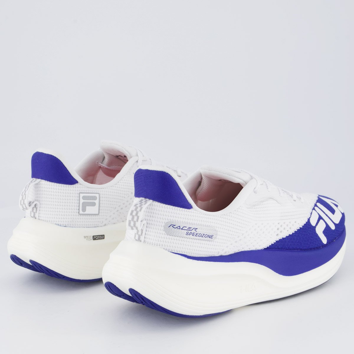 Tênis Fila Racer Speedzone Branco e Azul Branco/Azul 3