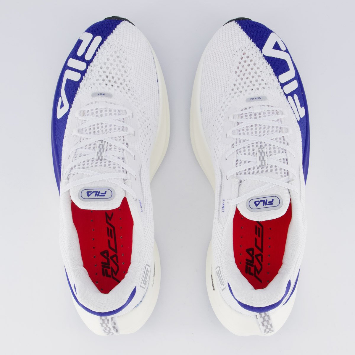 Tênis Fila Racer Speedzone Branco e Azul Branco/Azul 4