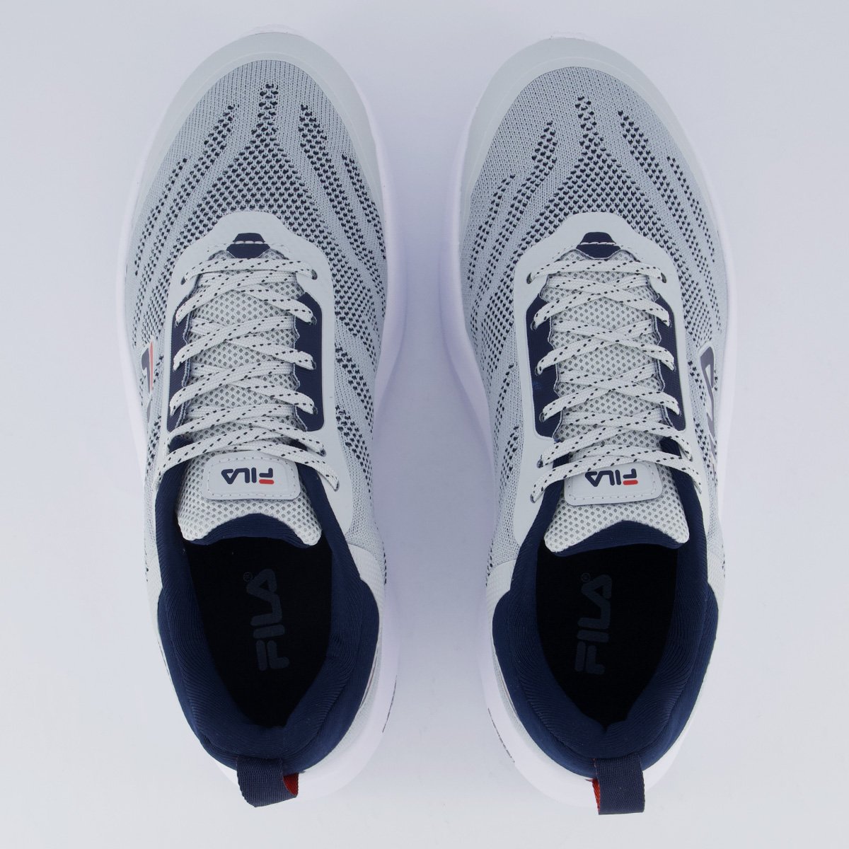 Tênis Fila Maxxi Lite Cinza e Marinho Branco/Azul 4
