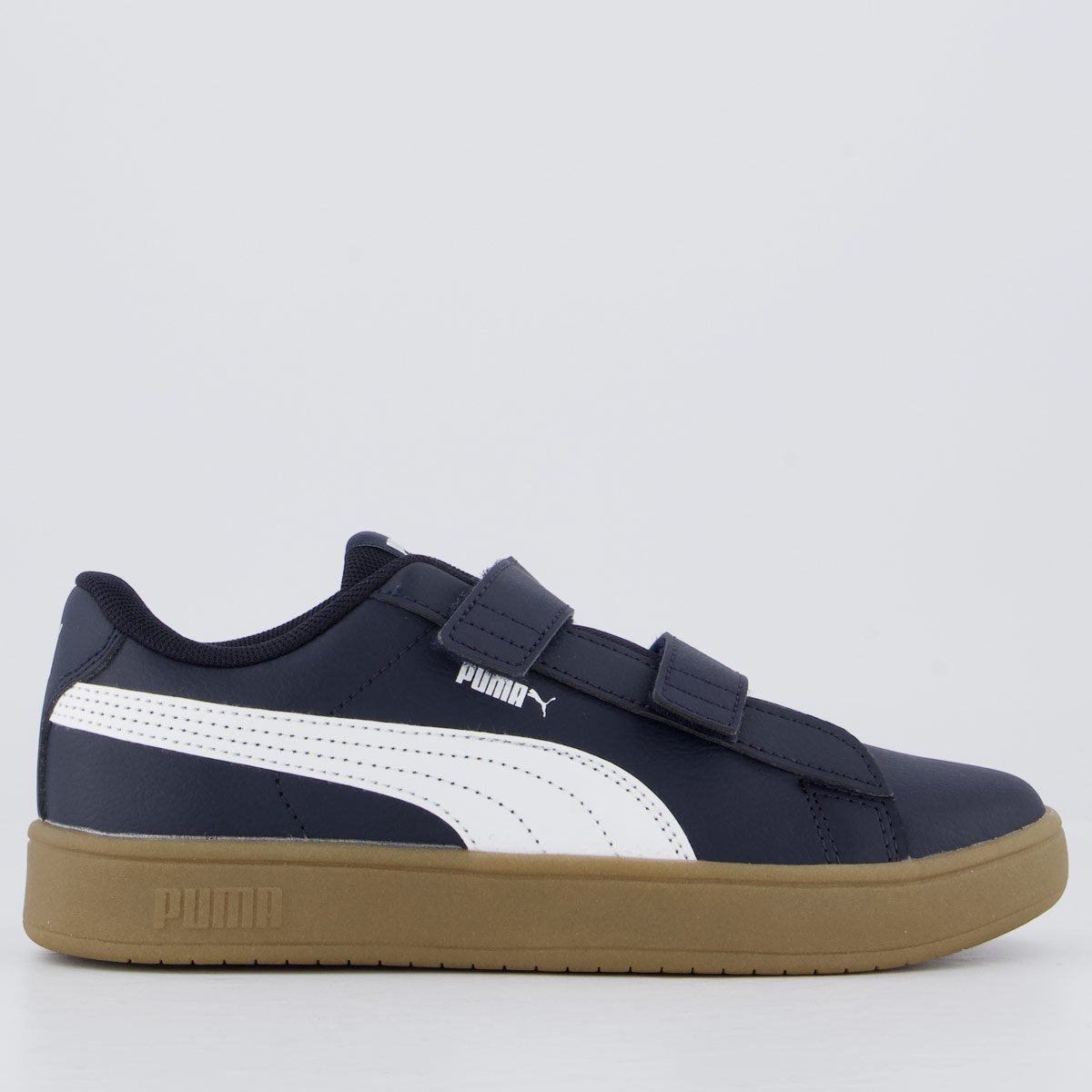 Tênis Puma Rickie Classic Juvenil Marinho e Branco