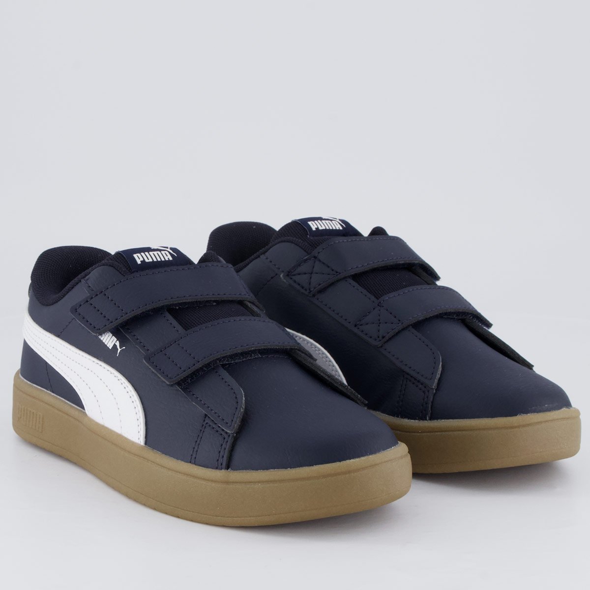 Tênis Puma Rickie Classic Juvenil Marinho e Branco Azul Marinho/Branco 2
