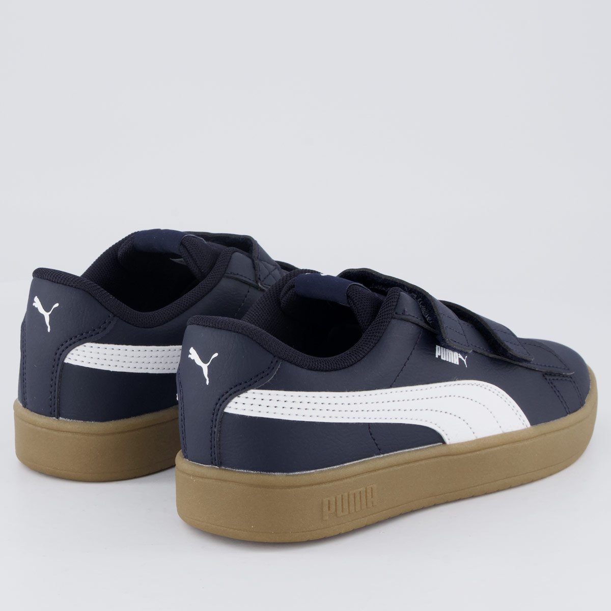 Tênis Puma Rickie Classic Juvenil Marinho e Branco Azul Marinho/Branco 3