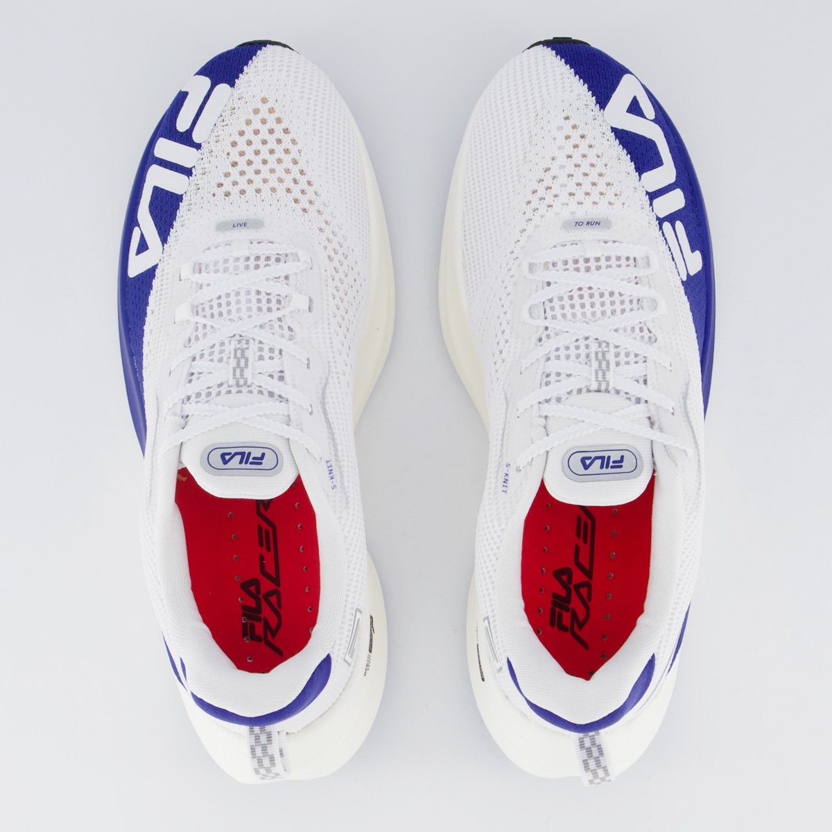 Tênis Fila Racer Speedzone Feminino Branco e Azul Branco/Azul 4