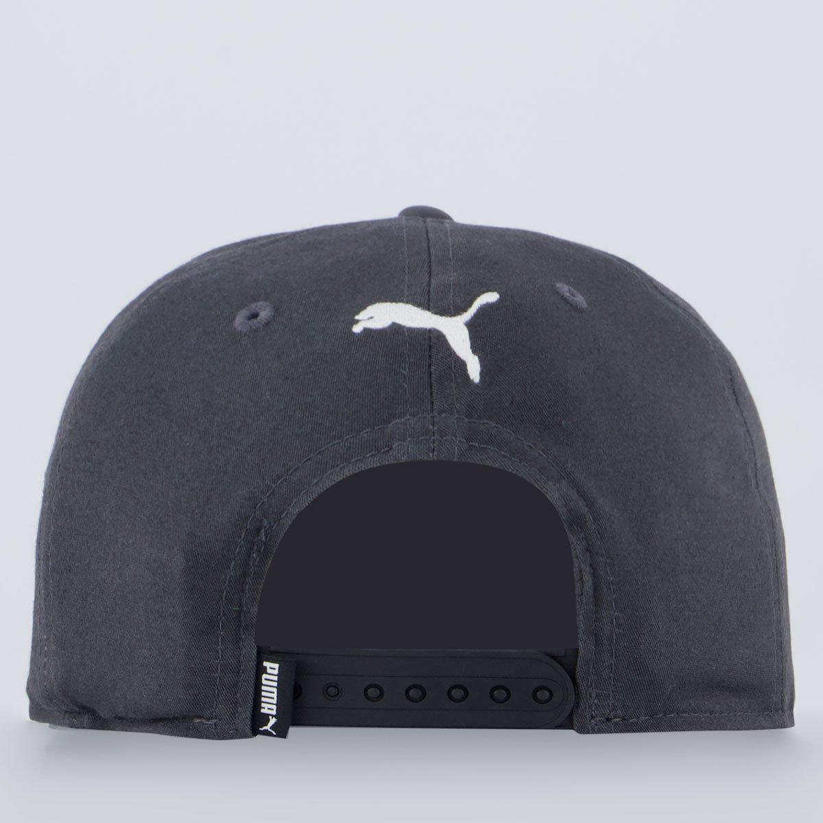 Boné Puma Flat Brim Cinza Preto 3