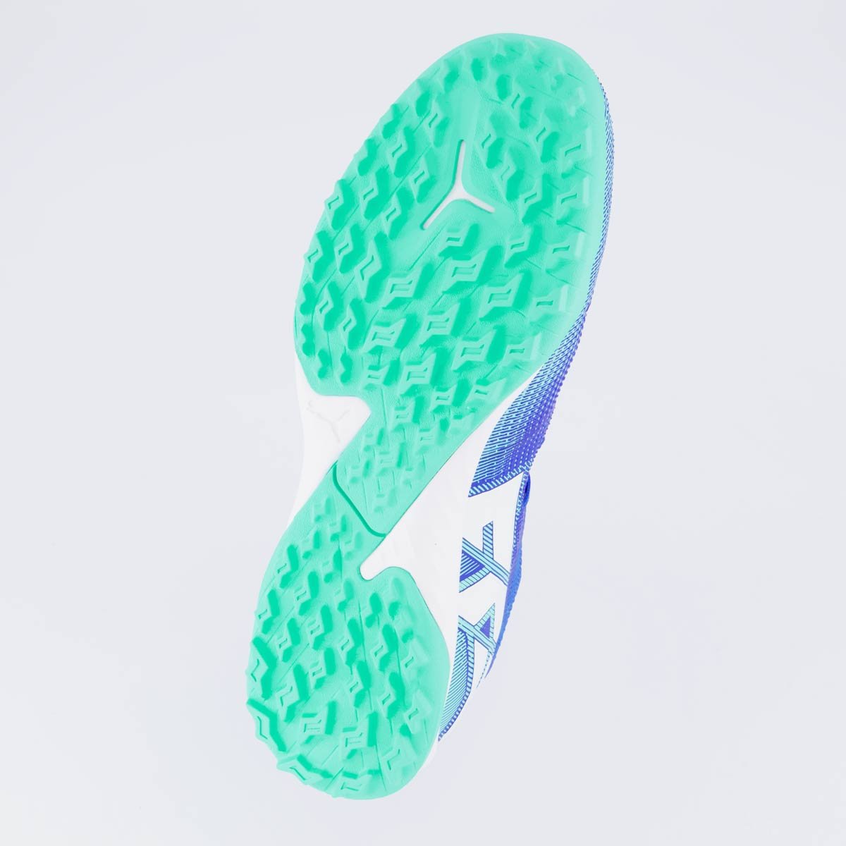 Chuteira Puma Future 7 Match Society Azul e Branca Azul/Verde 5