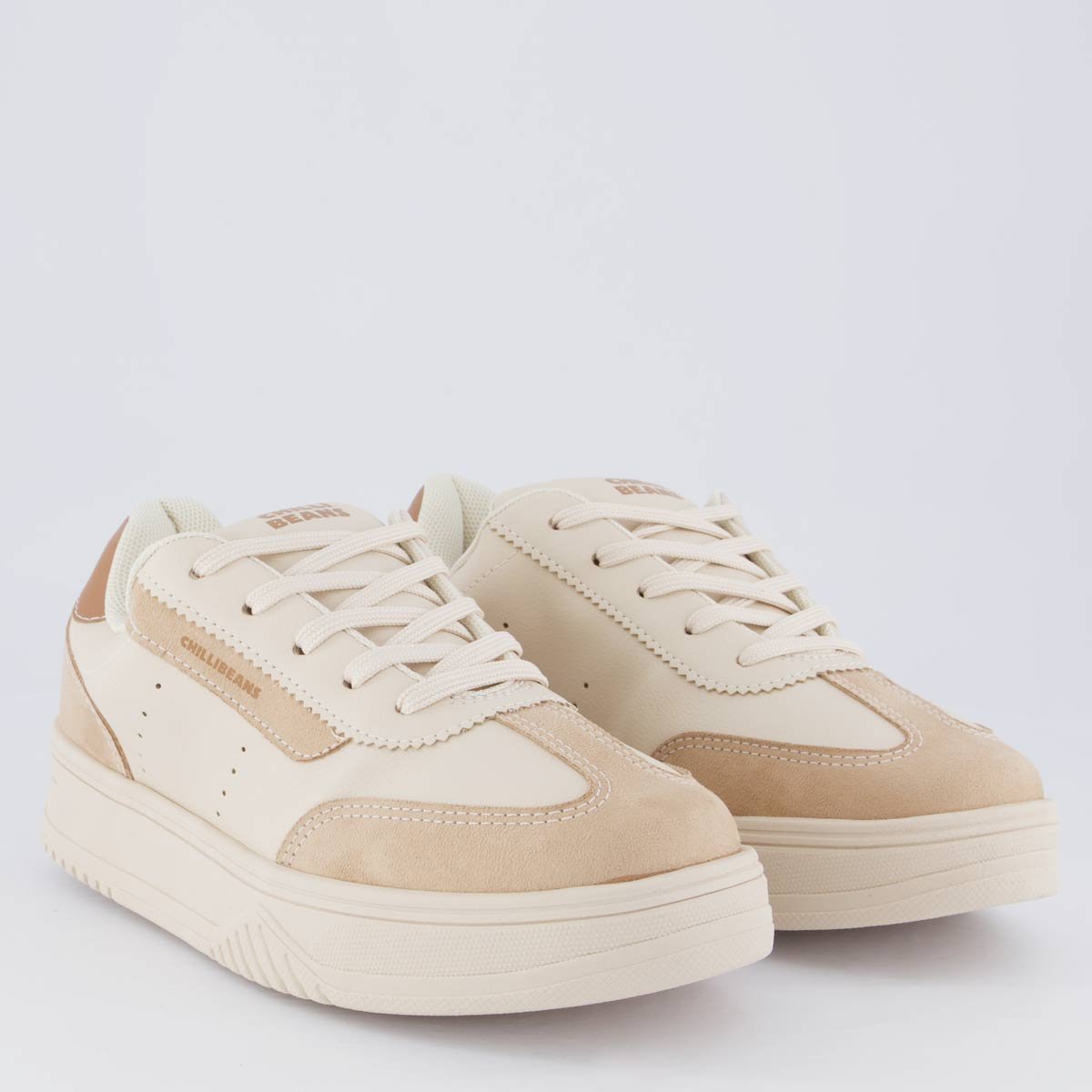 Tênis Chilli Beans Feminino Basic Bege Bege 2