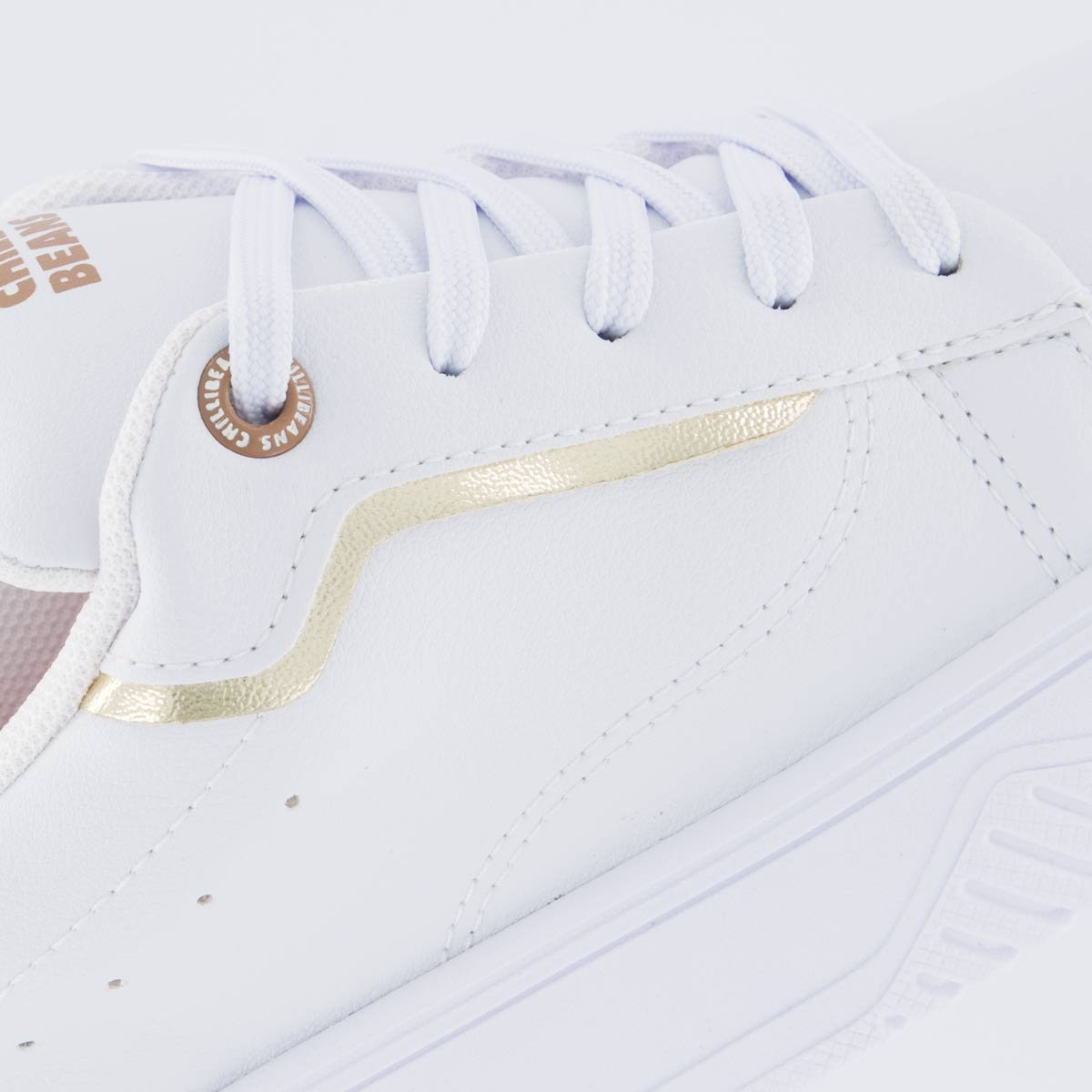 Tênis Chilli Beans Basic Branco Feminino Branco/Dourado 7