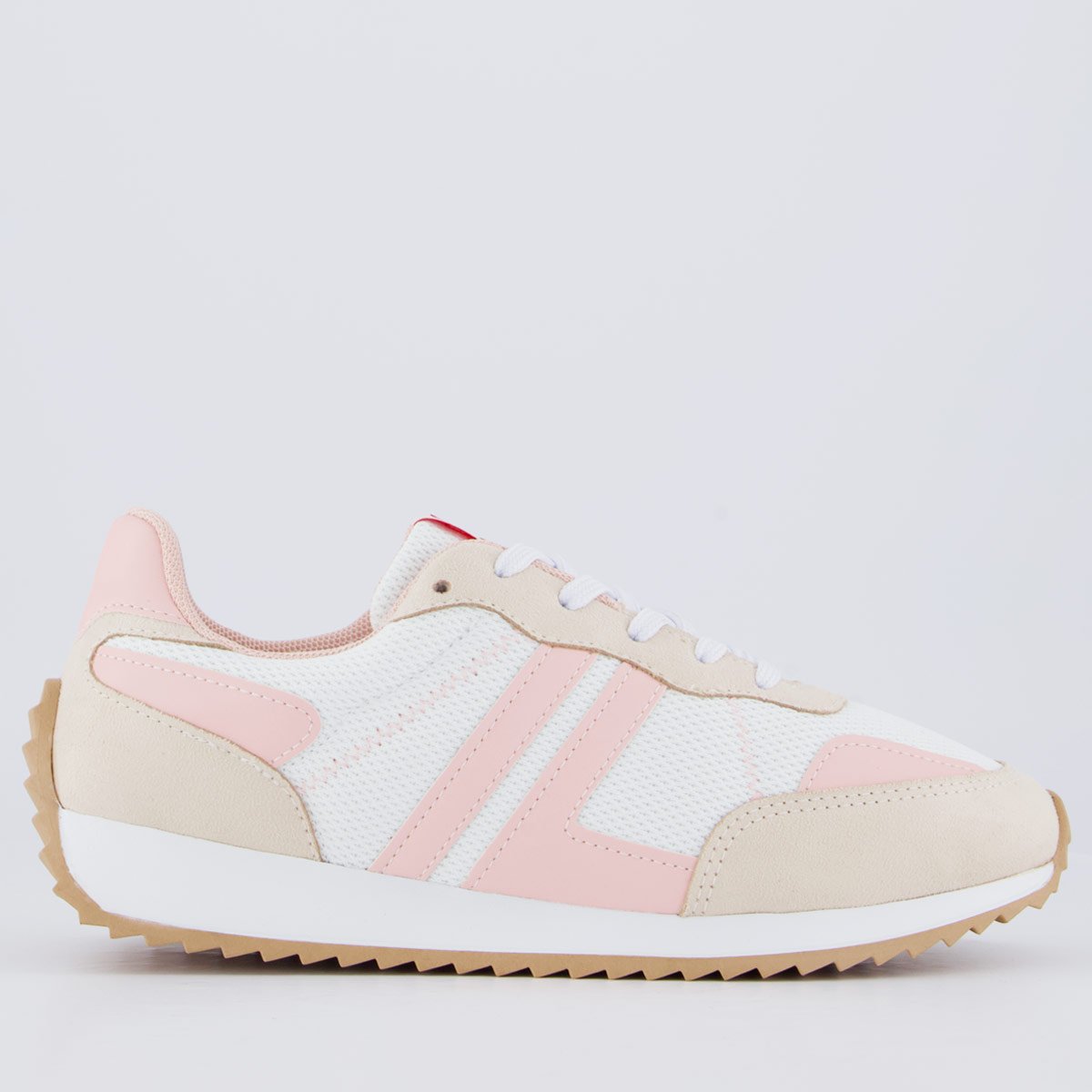 Tênis Chilli Beans Silver Feminino Branco e Rosa