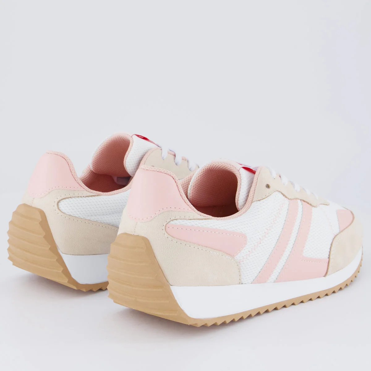 Tênis Chilli Beans Silver Feminino Branco e Rosa Branco/Rosa/Bege 3