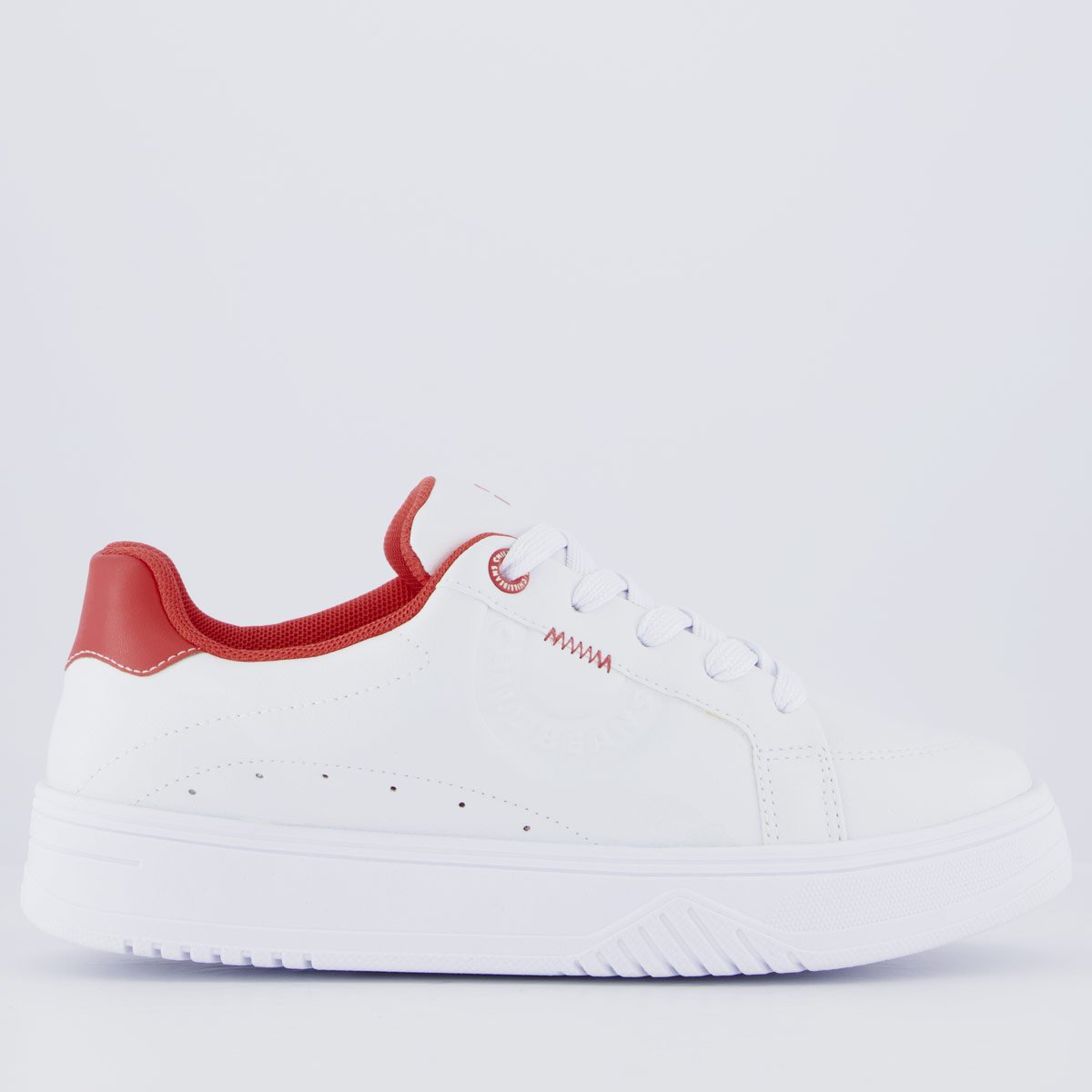 Tênis Chilli Beans Basic Branco e Vermelho