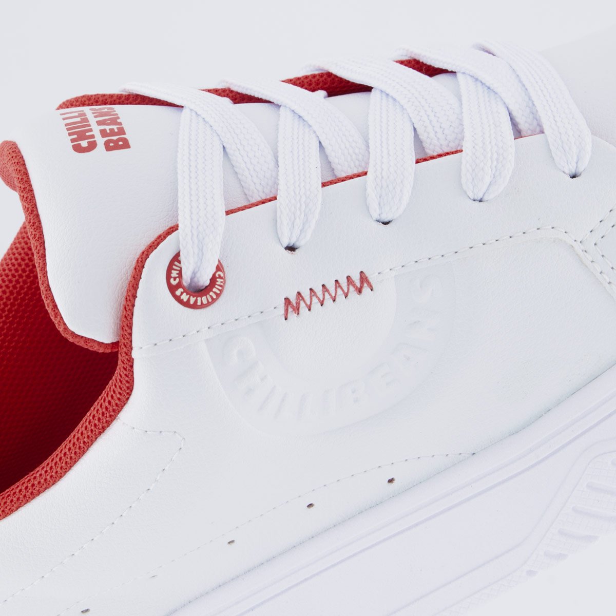 Tênis Chilli Beans Basic Branco e Vermelho Branco/Vermelho 7