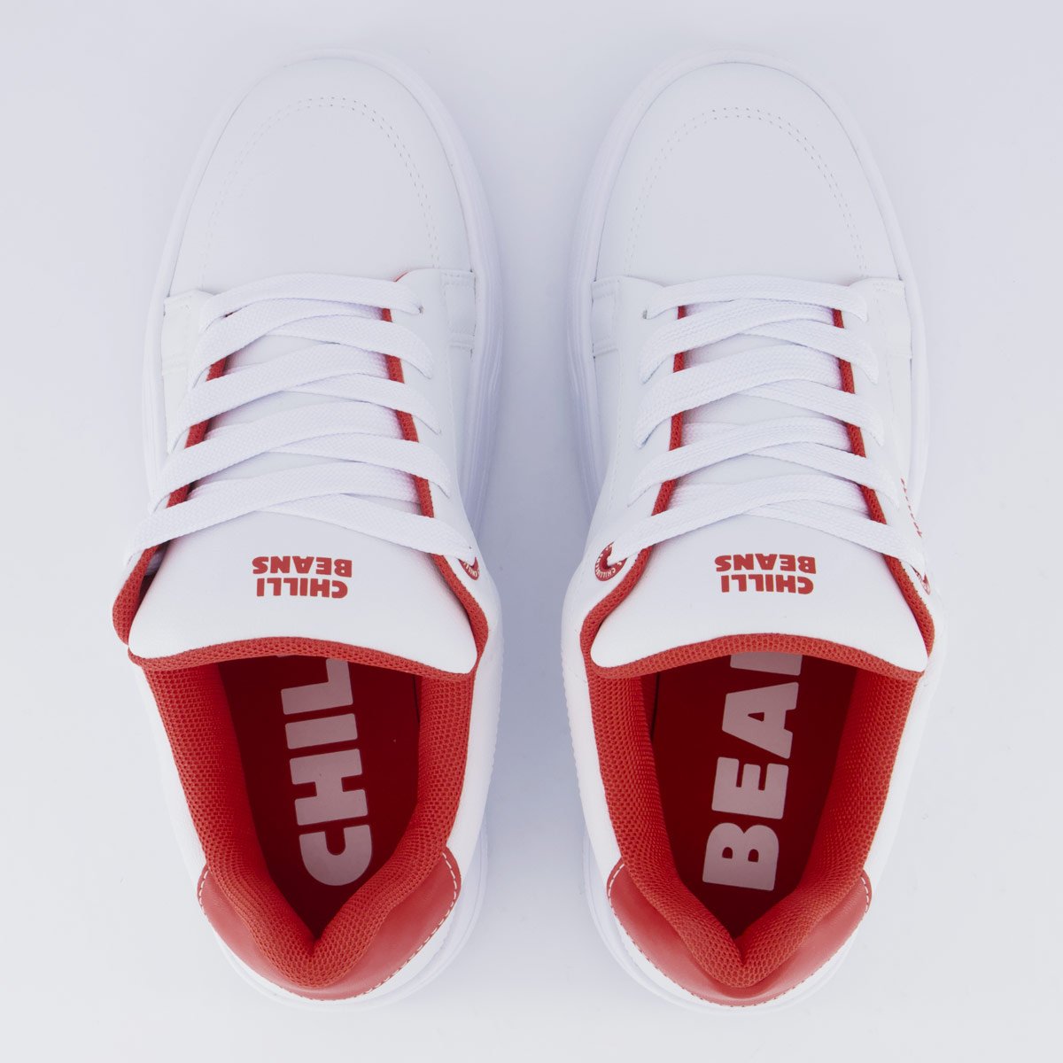 Tênis Chilli Beans Basic Branco e Vermelho Branco/Vermelho 4
