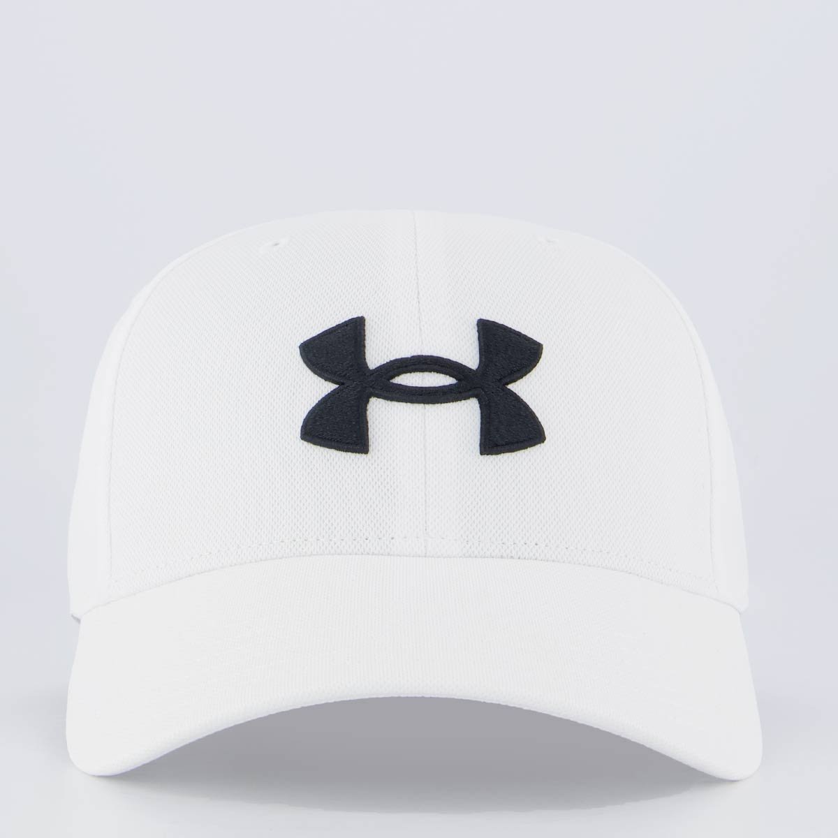 Boné Under Armour Blitzing Adj Branco e Preto Branco 2