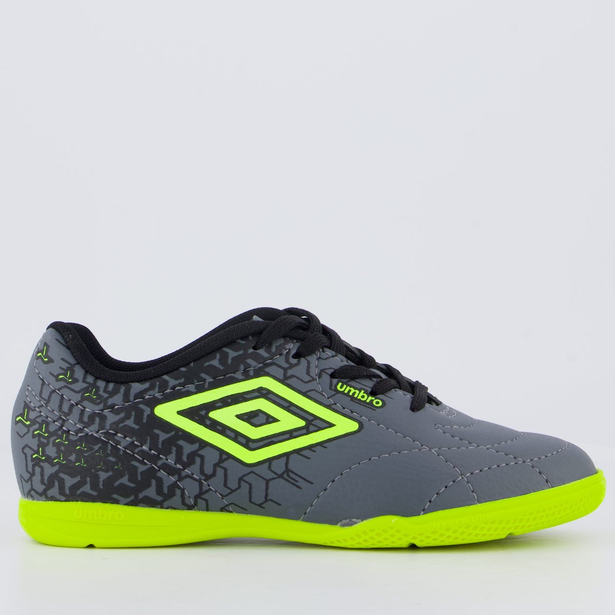 Chuteira Umbro Class Neo Futsal Juvenil Cinza