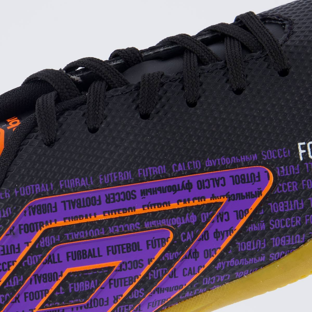 Chuteira Umbro Football Futsal Preta e Lilás Preto/Lilás 7