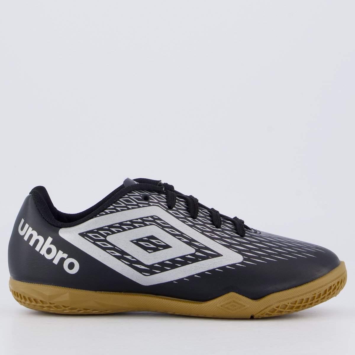Chuteira Umbro X-Diamond Futsal Juvenil Preta