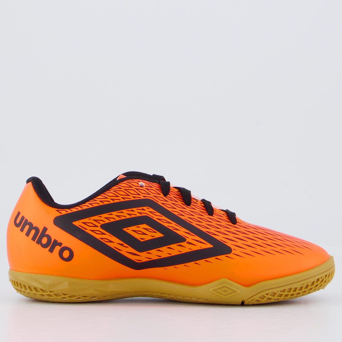 Chuteira Umbro X-Diamond Futsal Juvenil Laranja