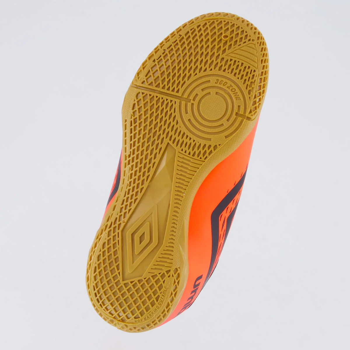 Chuteira Umbro X-Diamond Futsal Juvenil Laranja Laranja/Preto 5