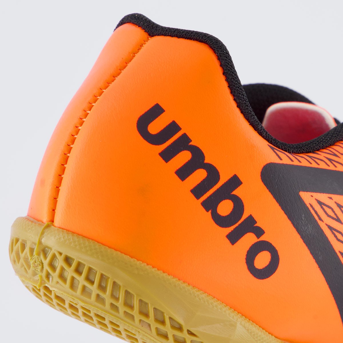 Chuteira Umbro X-Diamond Futsal Juvenil Laranja Laranja/Preto 6