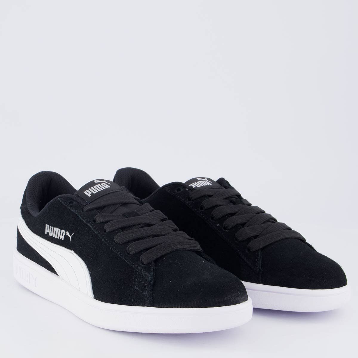 Tênis Puma Smash V3 WN'S BDP Feminino Preto e Branco Preto 2