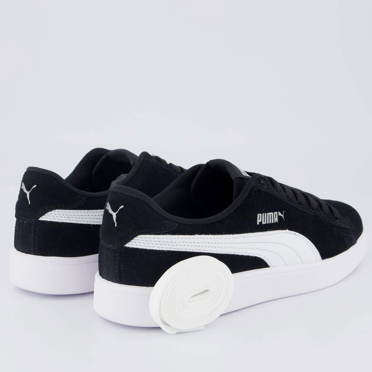 Tênis Puma Smash V3 WN'S BDP Feminino Preto e Branco Preto 3