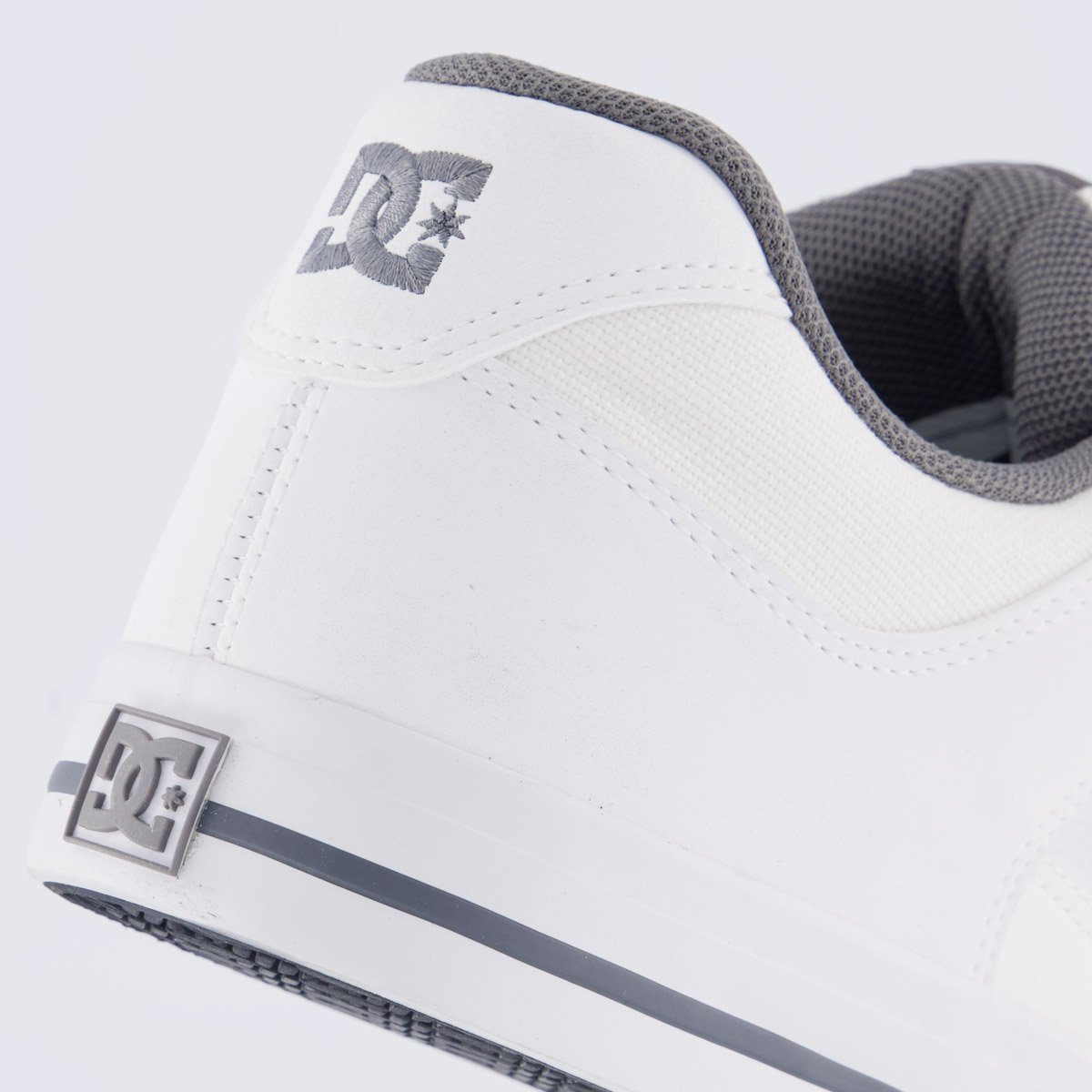 Tênis DC Shoes Pure Branco e Cinza Branco/Cinza 6