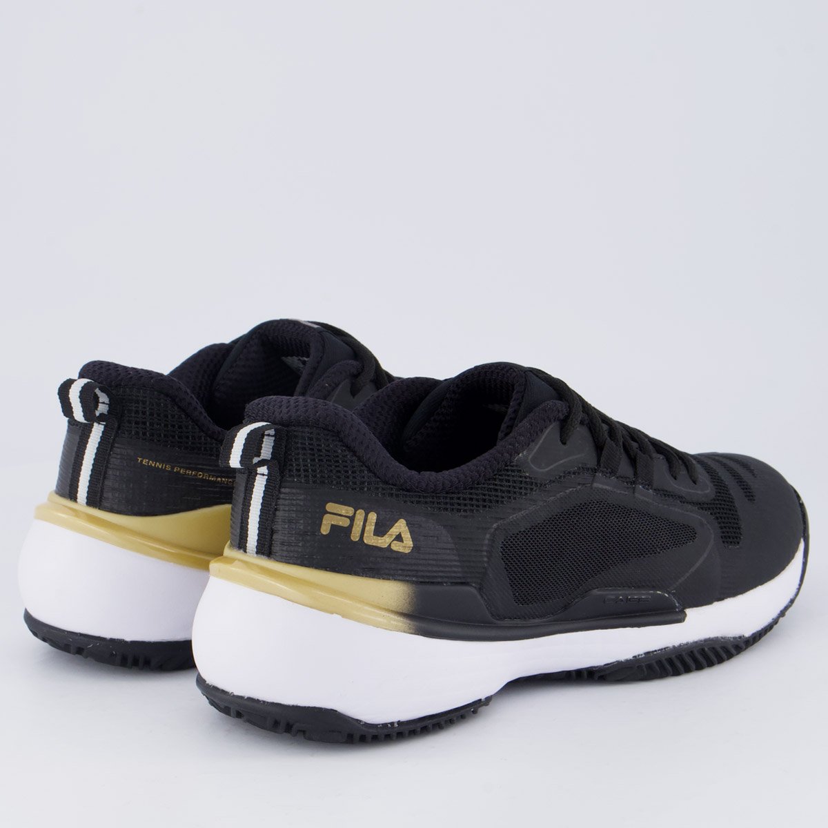 Tênis Fila Winner Clay Preto e Dourado Preto/Dourado 3