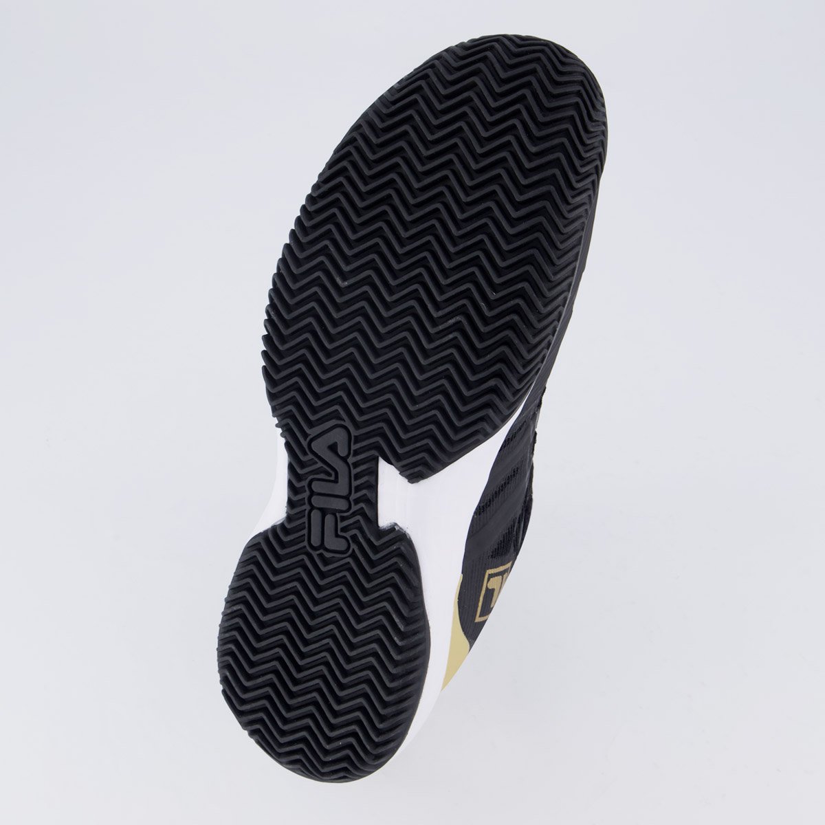 Tênis Fila Winner Clay Preto e Dourado Preto/Dourado 5
